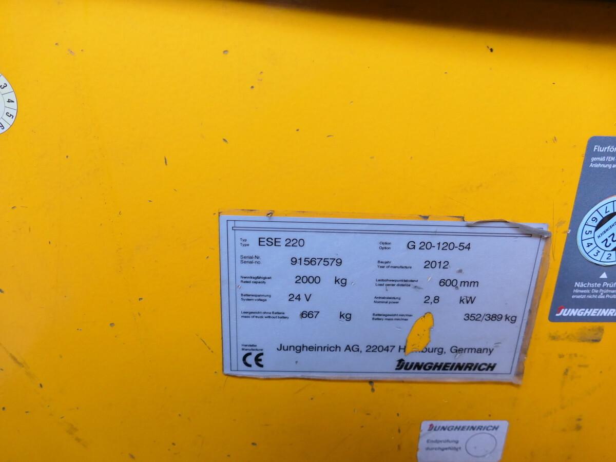 Pallet truck ESE 220 Batterie 03/2021 ESE 220 Batterie 03/2021- Photo 9