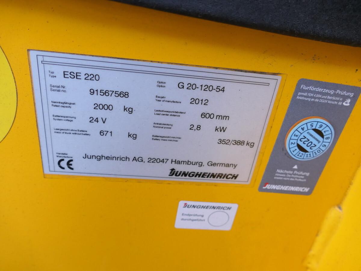 Niederhubwagen ESE 220 Batterie 09/2018 ESE 220 Batterie 09/2018- Photo 6