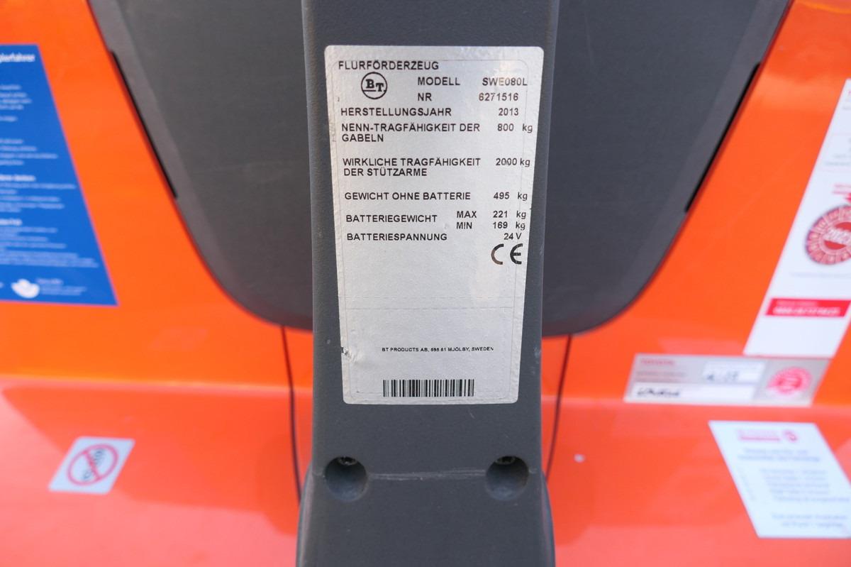 Pallet truck SWE 080L Batterie 17/2017 SWE 080L Batterie 17/2017- Photo 9