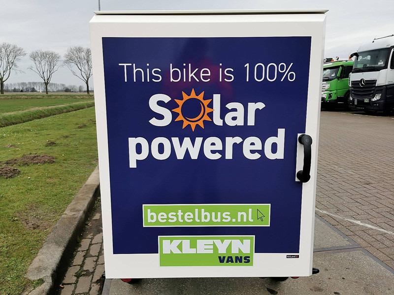 Box van Solar Powered cargobike Solar Powered cargobike- Photo 3