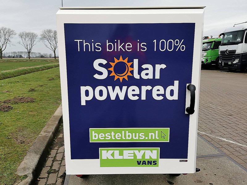 Box van Solar Powered cargobike Solar Powered cargobike- Photo 5