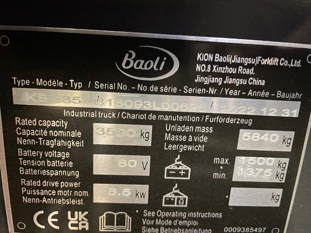 Forklift KBE35 KBE35- Photo 6