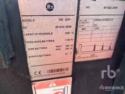 Electric forklift OSE 120P 1200 kg Preparateur De Commande OSE 120P 1200 kg Preparateur De Commande- Photo 6