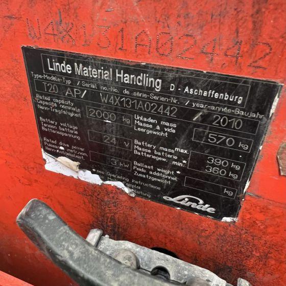 Pallet truck Linde T20AP (131) Linde T20AP (131)- Photo 3