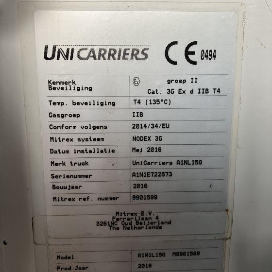 Wózek widłowy elektryczny Unicarriers A1N1L15Q Unicarriers A1N1L15Q- Photo 8