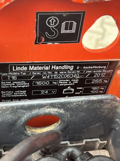 Pallet truck Linde T16 (1152) Linde T16 (1152)- Photo 4