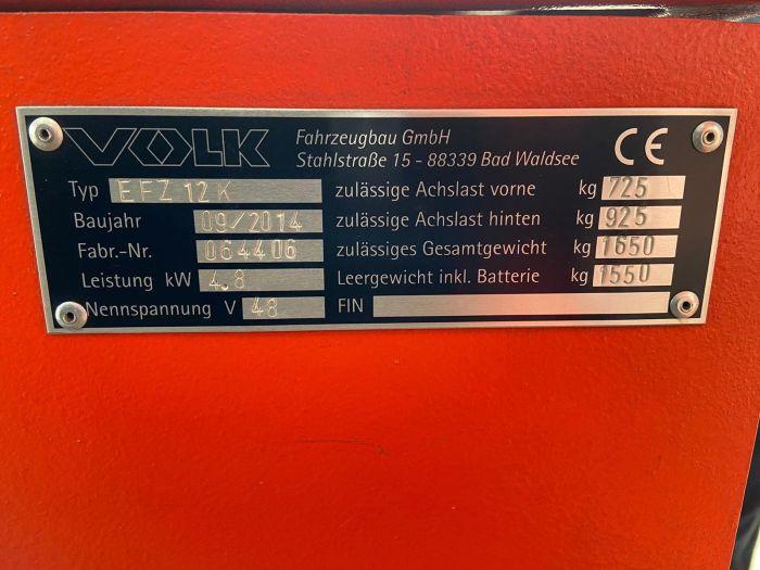 Tow tractor Volk EFZ12K Volk EFZ12K- Photo 3