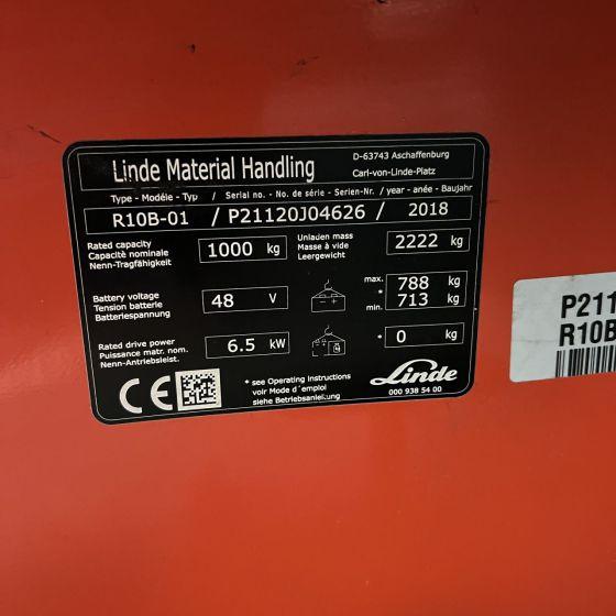 Reach truck Linde R10B (1120) Linde R10B (1120)- Photo 9