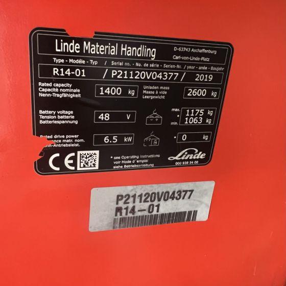 Reach truck Linde R14 (1120) Linde R14 (1120)- Photo 10