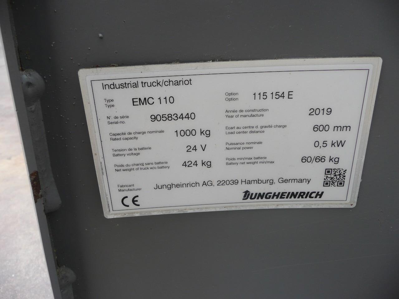 Hochhubwagen EMC 110 154 E EMC 110 154 E- Photo 6