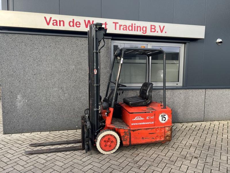 Elektrostapler e14 Heftruck Linde E14 Triplo 550 Freelift/Sideshift elektrisch e14 Heftruck Linde E14 Triplo 550 Freelift/Sideshift elektrisch- Photo 2