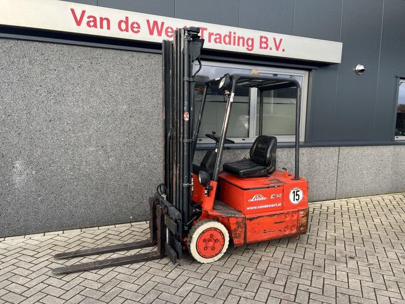 Electric forklift e14 Heftruck Linde E14 Triplo 550 Freelift/Sideshift elektrisch e14 Heftruck Linde E14 Triplo 550 Freelift/Sideshift elektrisch- Photo 3