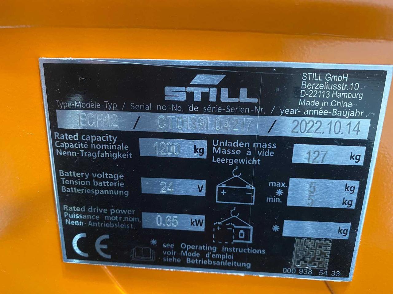 Pallet truck ECH12 ECH12- Photo 4