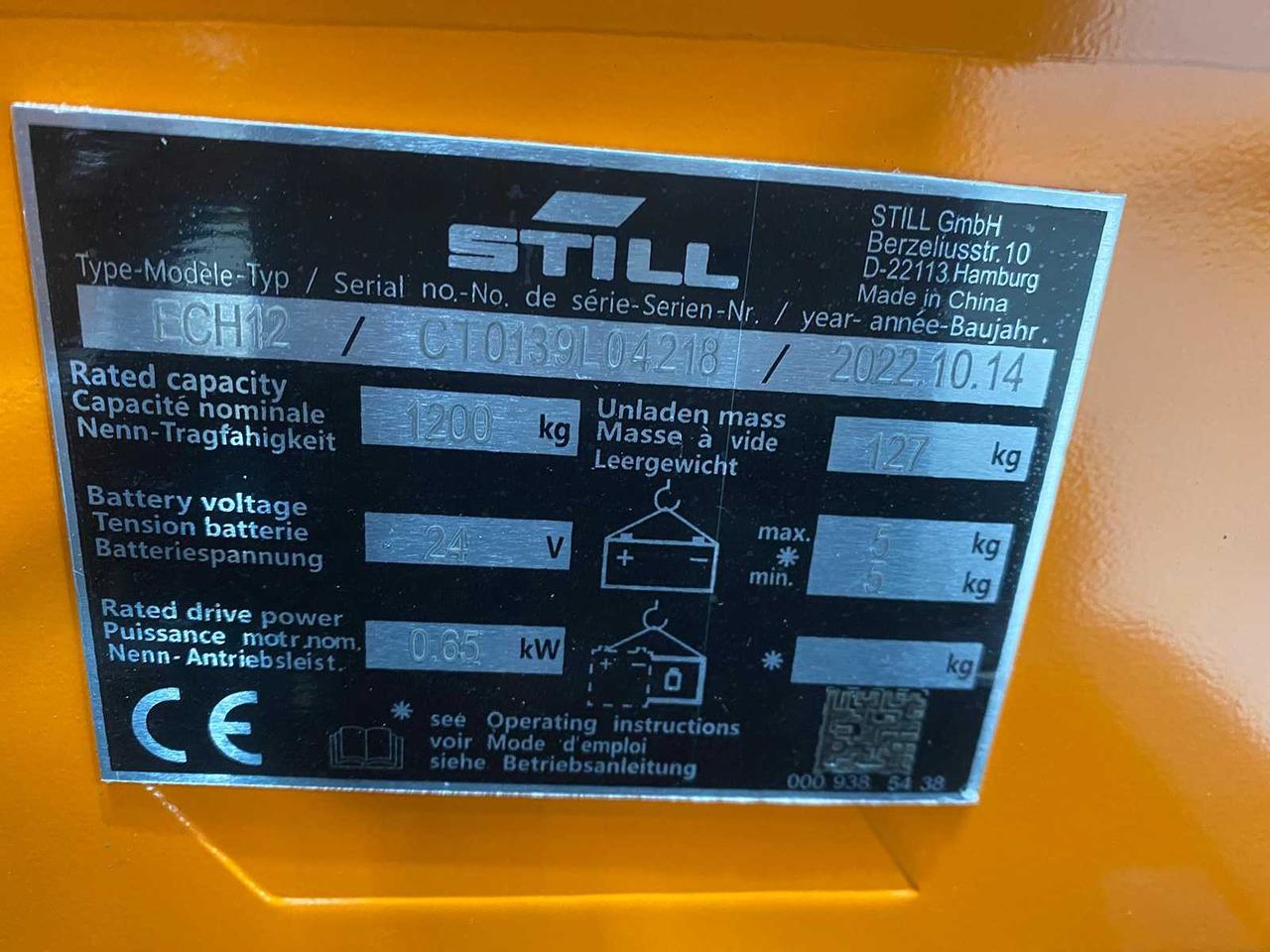 Pallet truck ECH12 ECH12- Photo 4