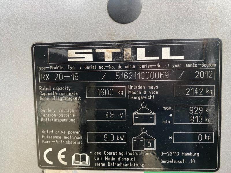 Electric forklift RX 20-16 1.6 ton Duplex Freelift Elektra Heftruck RX 20-16 1.6 ton Duplex Freelift Elektra Heftruck- Photo 5