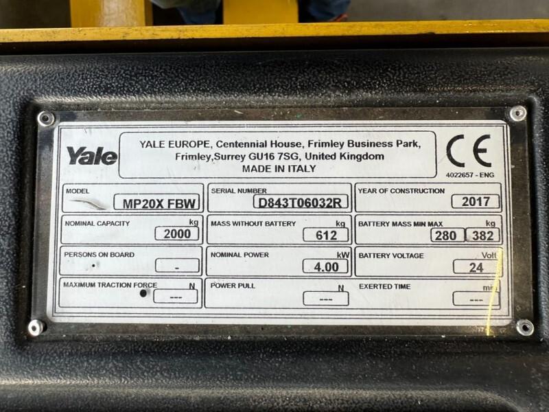 Pallet truck MP20X FBW 2 ton Palletwagen Elektra Pallettruck Meerijder MP20X FBW 2 ton Palletwagen Elektra Pallettruck Meerijder- Photo 4