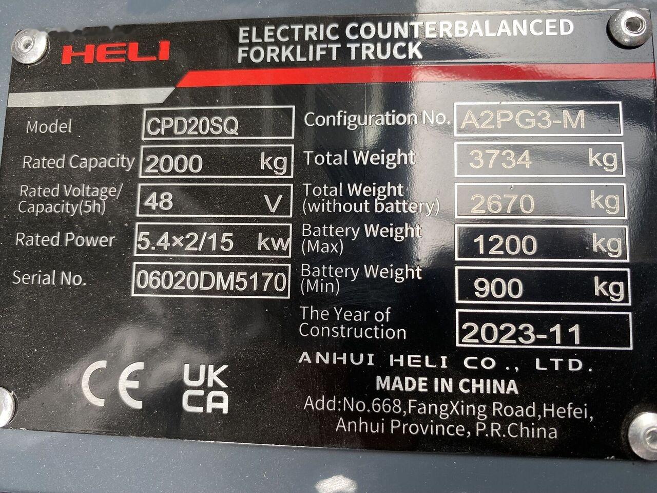 Forklift CPD20SQ-A2PG3-M CPD20SQ-A2PG3-M- Photo 5