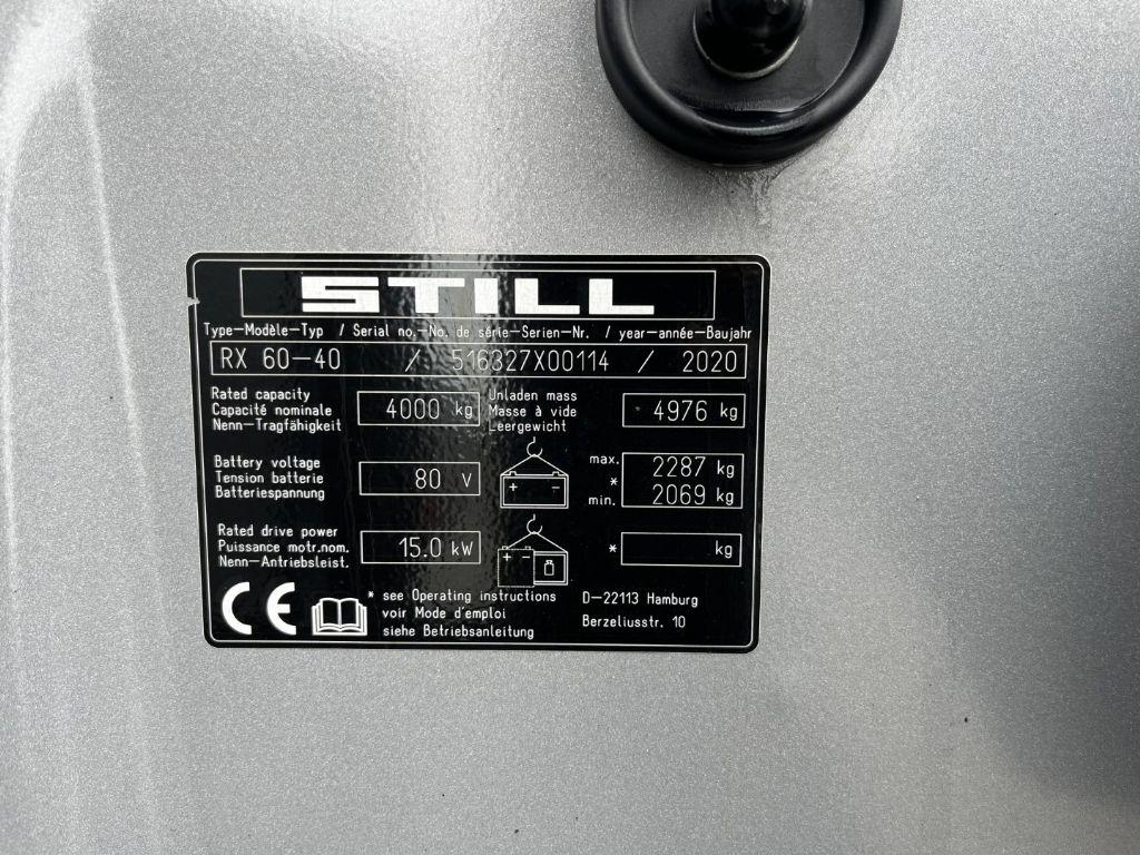 Carretilla elevadora eléctrica Still RX60-40 Still RX60-40- Photo 4