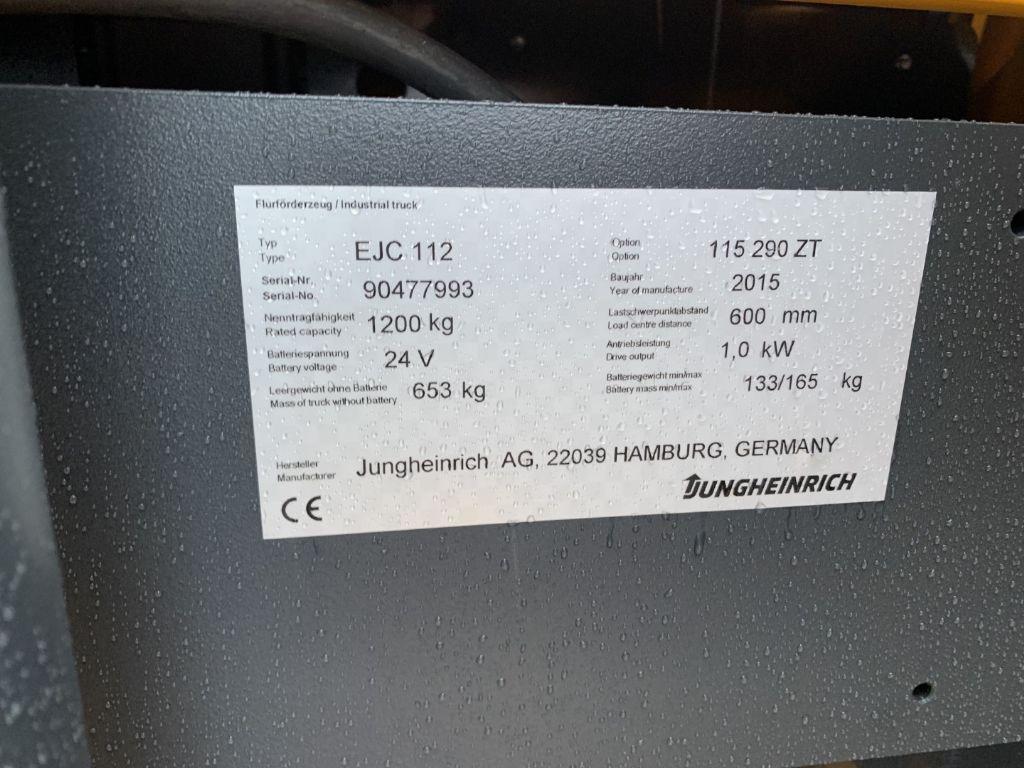 Stacker Jungheinrich EJC112 Jungheinrich EJC112- Photo 4