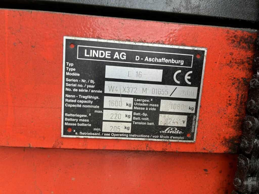 Stacker Linde L16 Linde L16- Photo 4