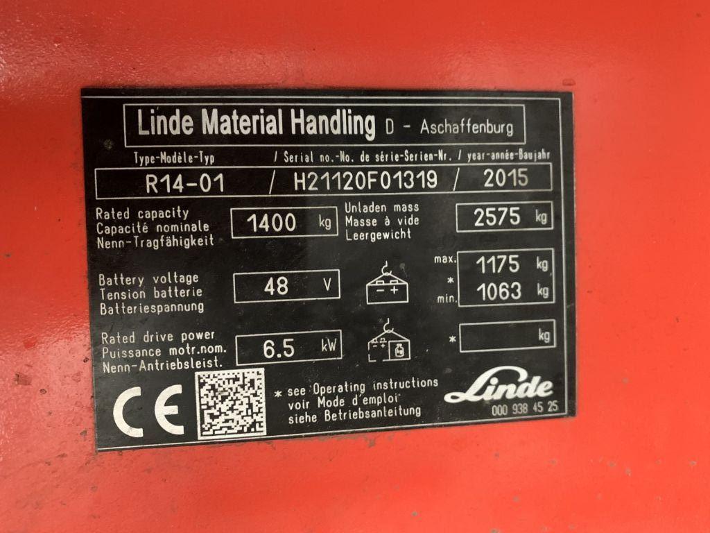 Reach truck Linde R14-01 Linde R14-01- Photo 4