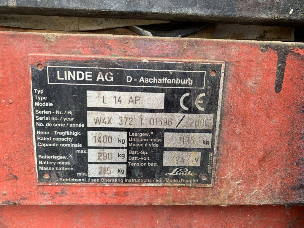 Apilador Linde L14AP Linde L14AP- Photo 4