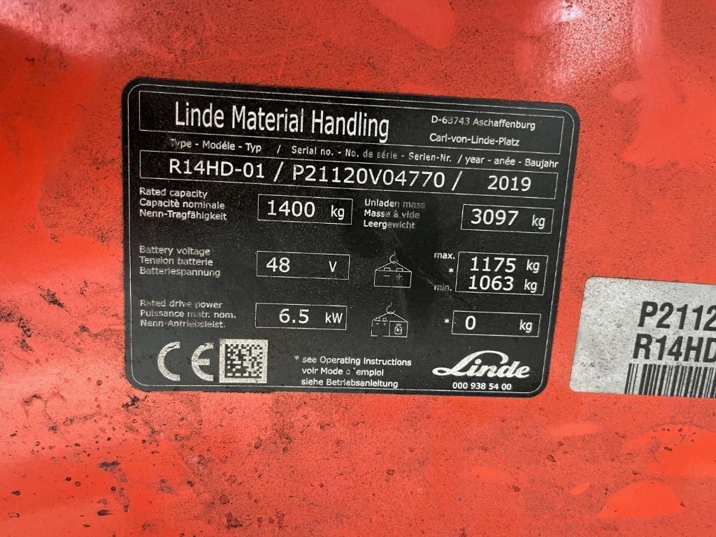 Reach truck Linde R14HD-01 Linde R14HD-01- Photo 4