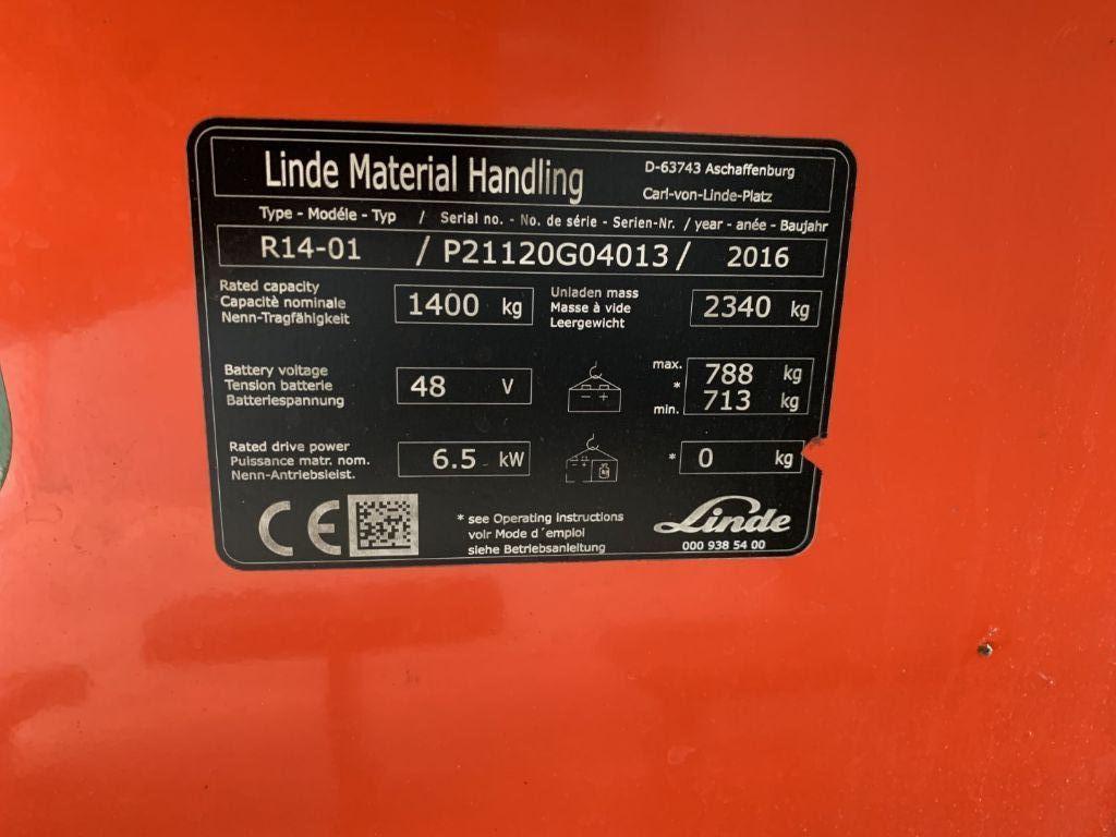 Reach truck Linde R14-01 Linde R14-01- Photo 4