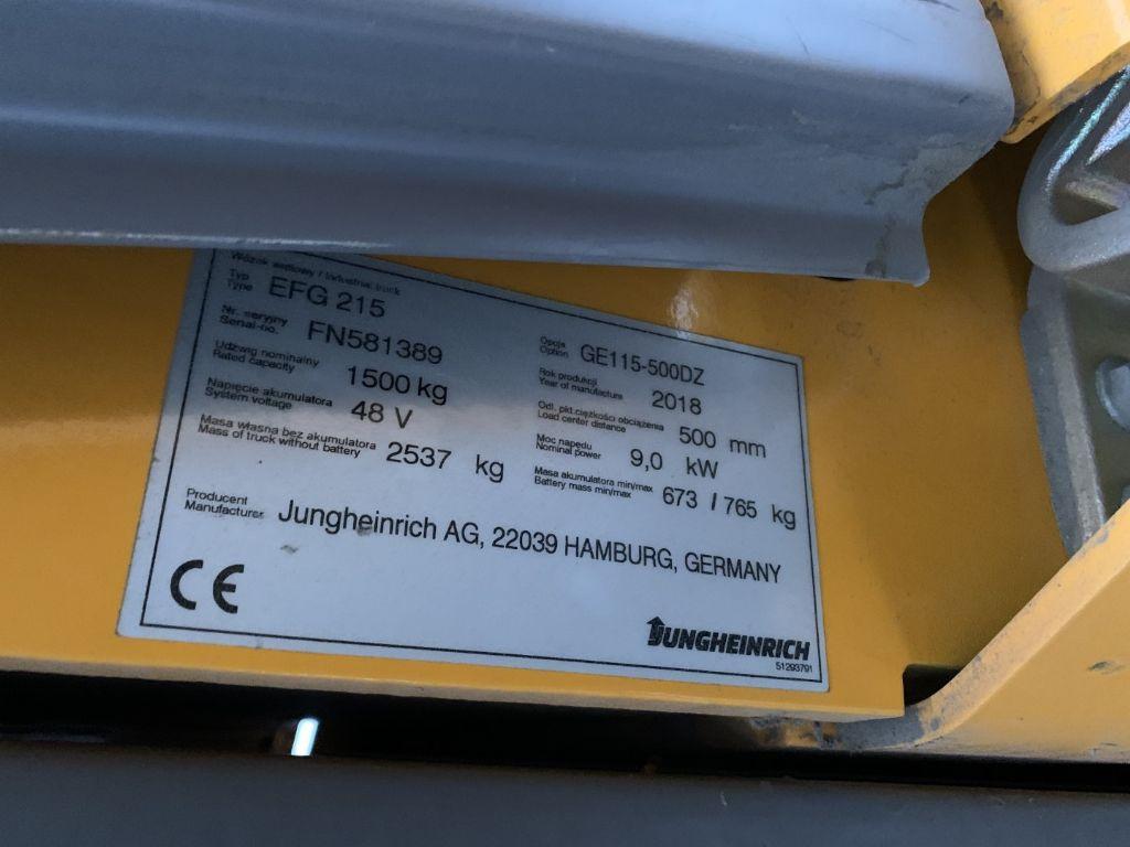 Electric forklift Jungheinrich EFG215 Jungheinrich EFG215- Photo 4