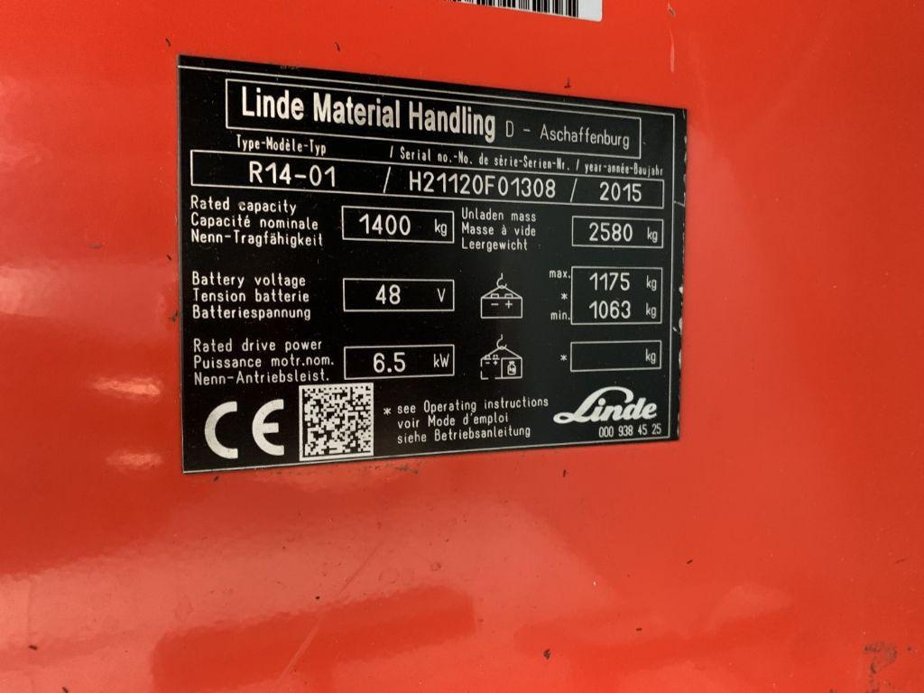 Schubmaststapler Linde R14-01 Linde R14-01- Photo 2