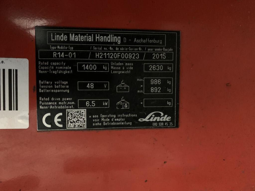 Reach truck Linde R14-01 Linde R14-01- Photo 4