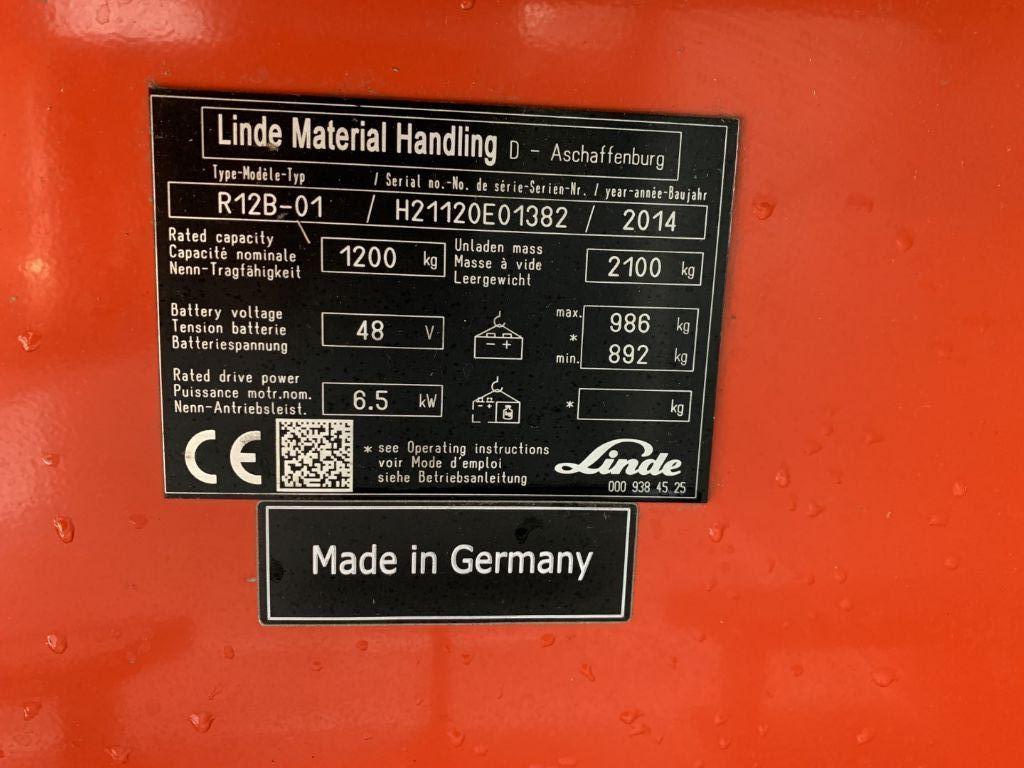 Reach truck Linde R12B-01 Linde R12B-01- Photo 4