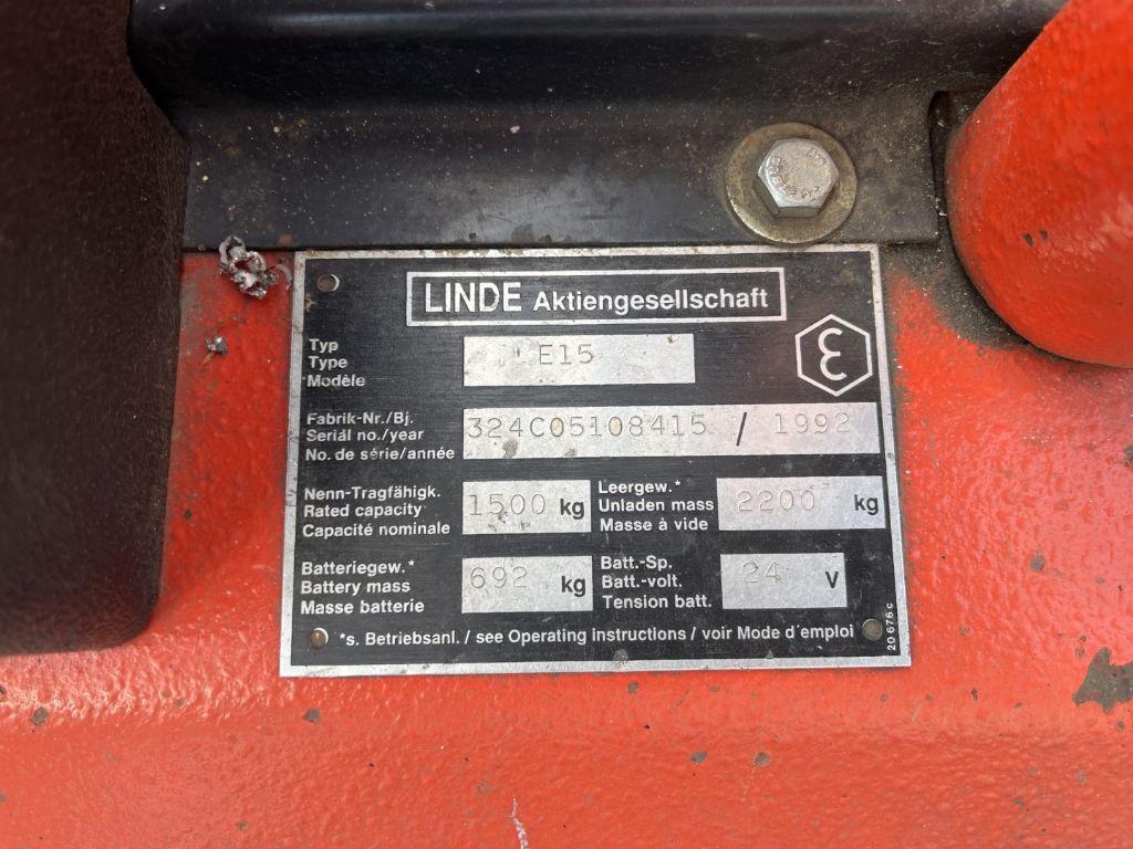 Electric forklift Linde E15 Linde E15- Photo 4