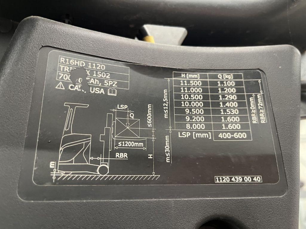 Reach truck Linde R16HD-01 Linde R16HD-01- Photo 7