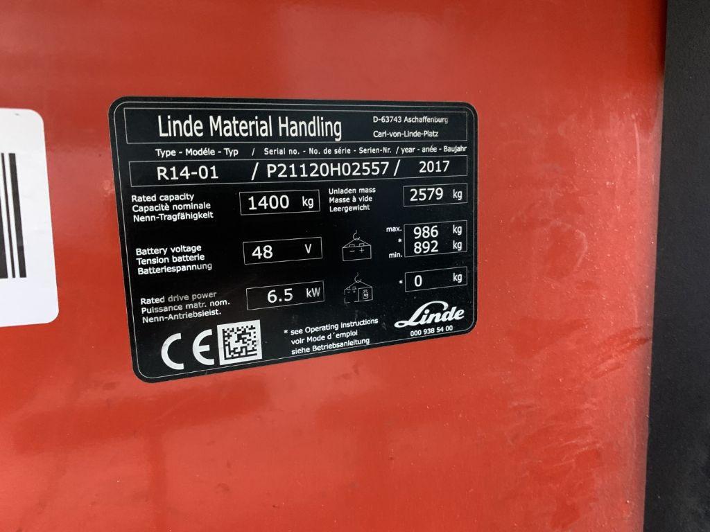 Reach truck Linde R14-01 Linde R14-01- Photo 4