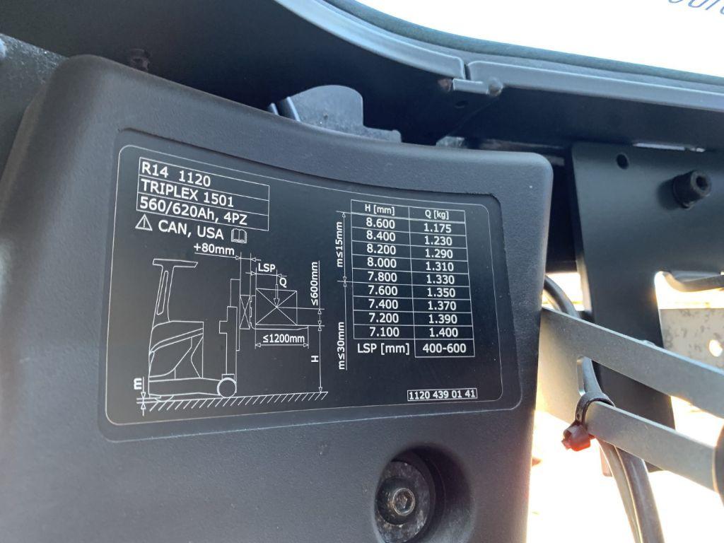 Reach truck Linde R14-01 Linde R14-01- Photo 6