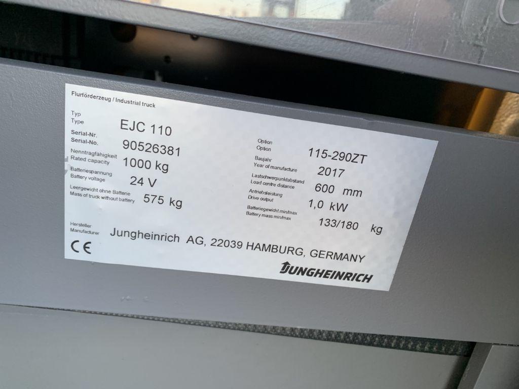 Stacker Jungheinrich EJC110 Jungheinrich EJC110- Photo 4