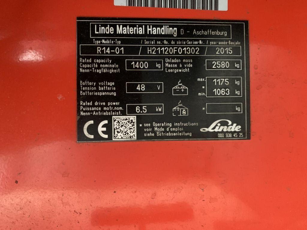 Reach truck Linde R14-01 Linde R14-01- Photo 4