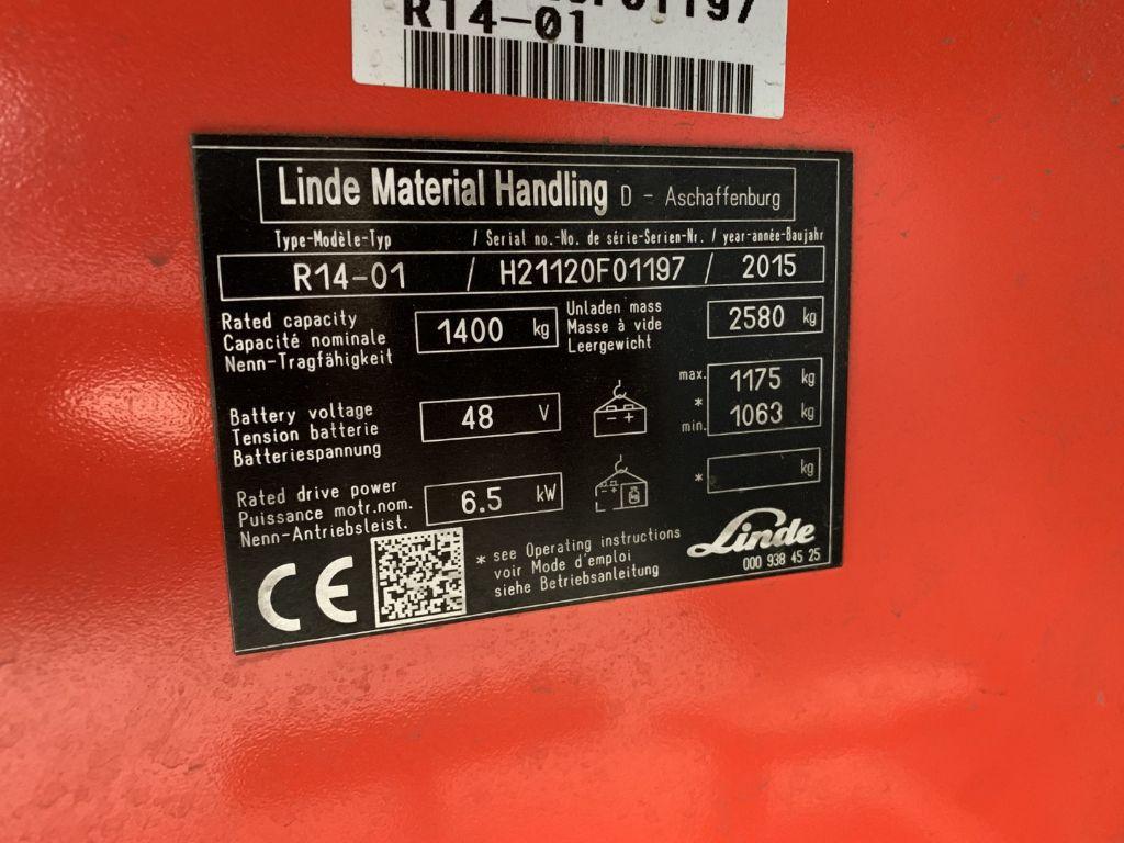 Reach truck Linde R14-01 Linde R14-01- Photo 4