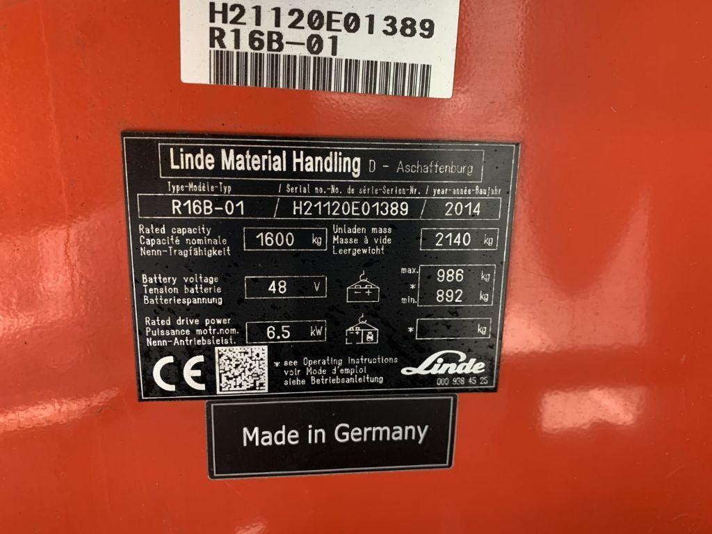 Reach truck Linde R16B-01 Linde R16B-01- Photo 4