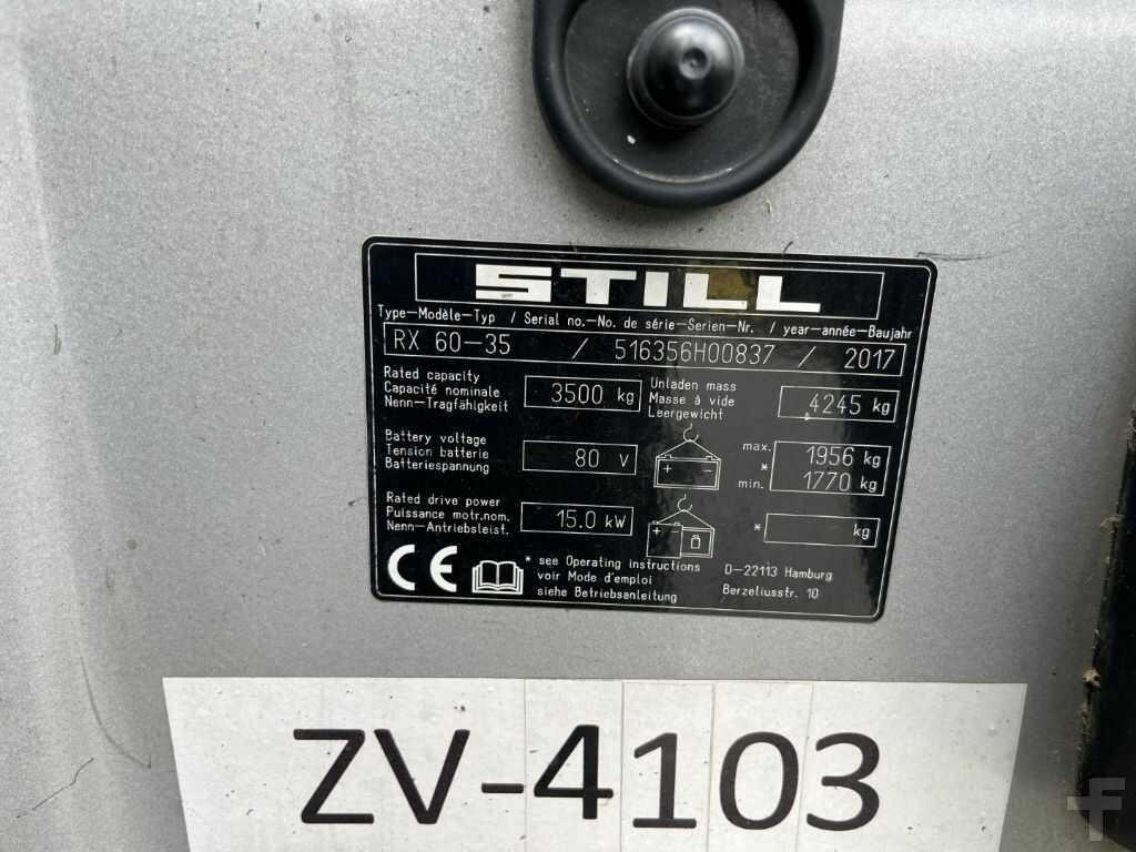 Electric forklift Still RX60-35 Still RX60-35- Photo 4