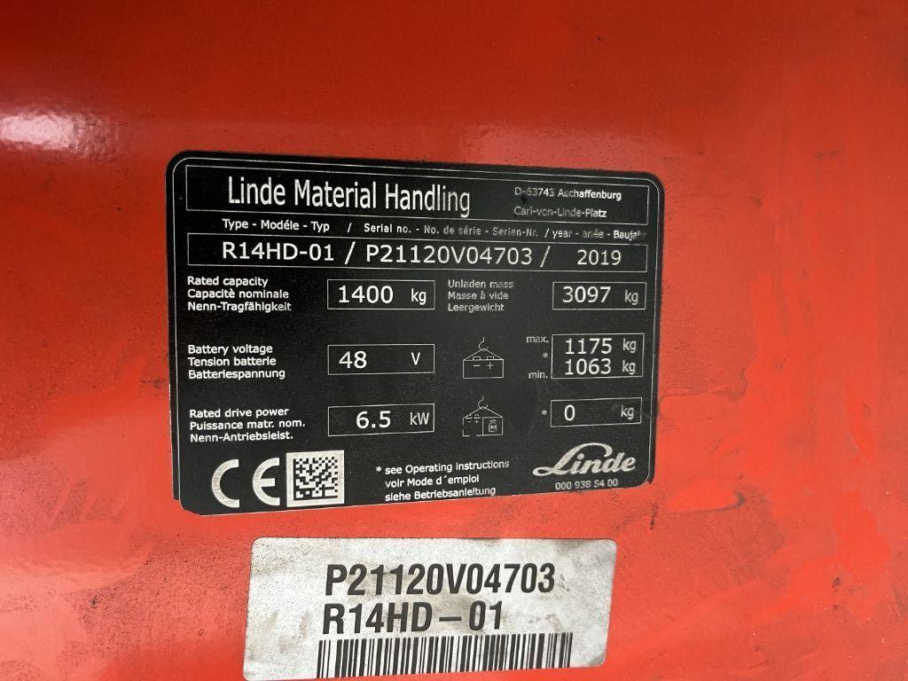 Reach truck Linde R14HD-01 Linde R14HD-01- Photo 4