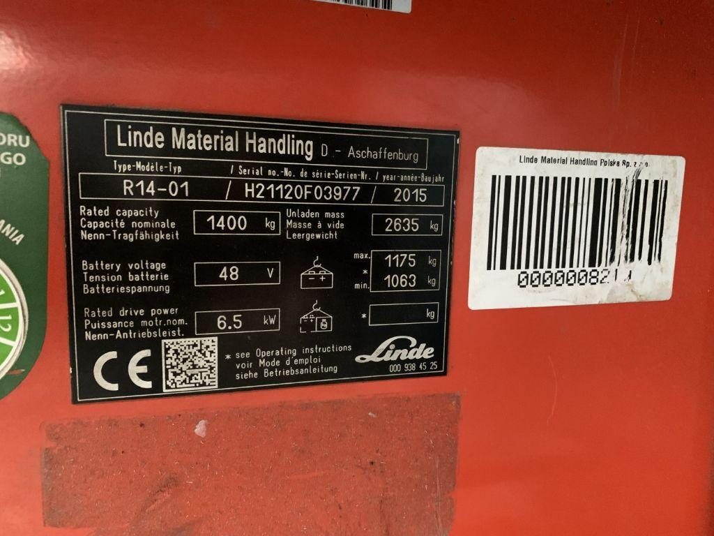 Reach truck Linde R14-01 Linde R14-01- Photo 4