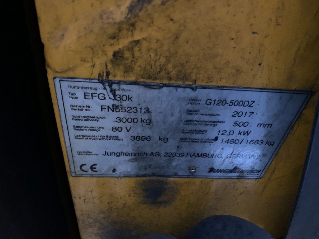 Wózek widłowy elektryczny Jungheinrich EFG430k Jungheinrich EFG430k- Photo 4