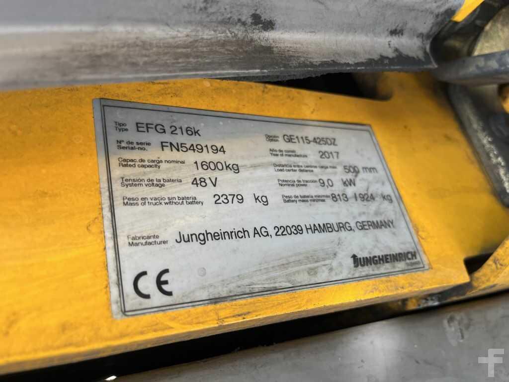 Electric forklift Jungheinrich EFG216k Jungheinrich EFG216k- Photo 4