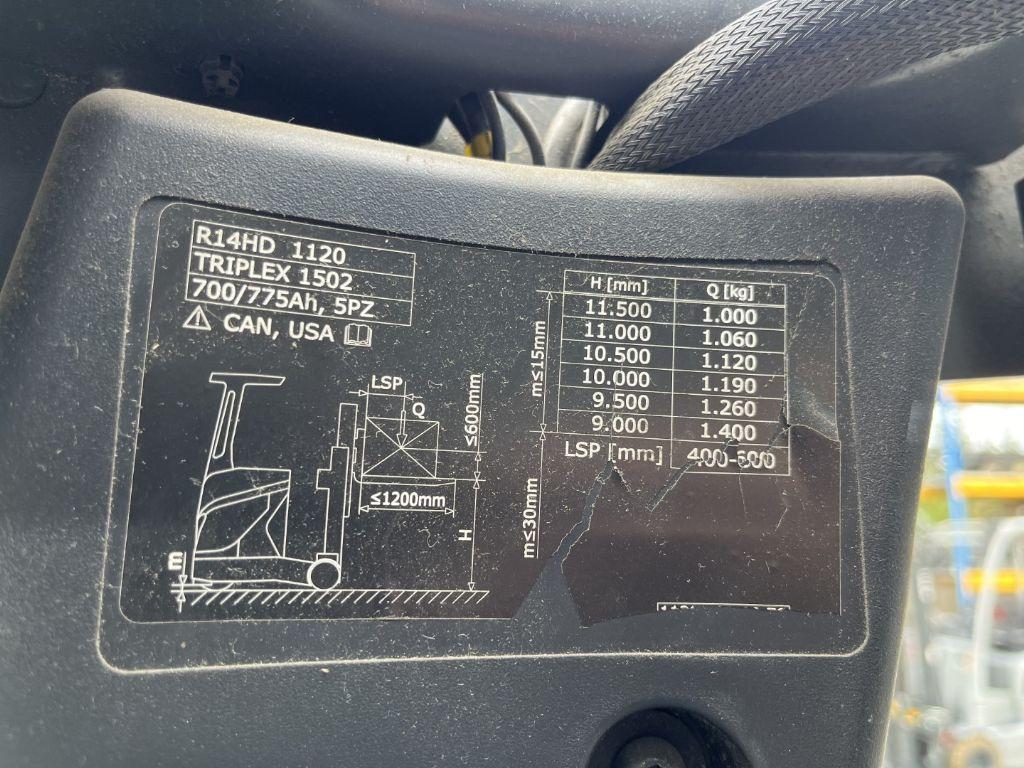 Reach truck Linde R14HD-01 Linde R14HD-01- Photo 8