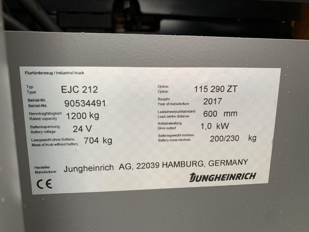 Apilador Jungheinrich EJC212 Jungheinrich EJC212- Photo 4