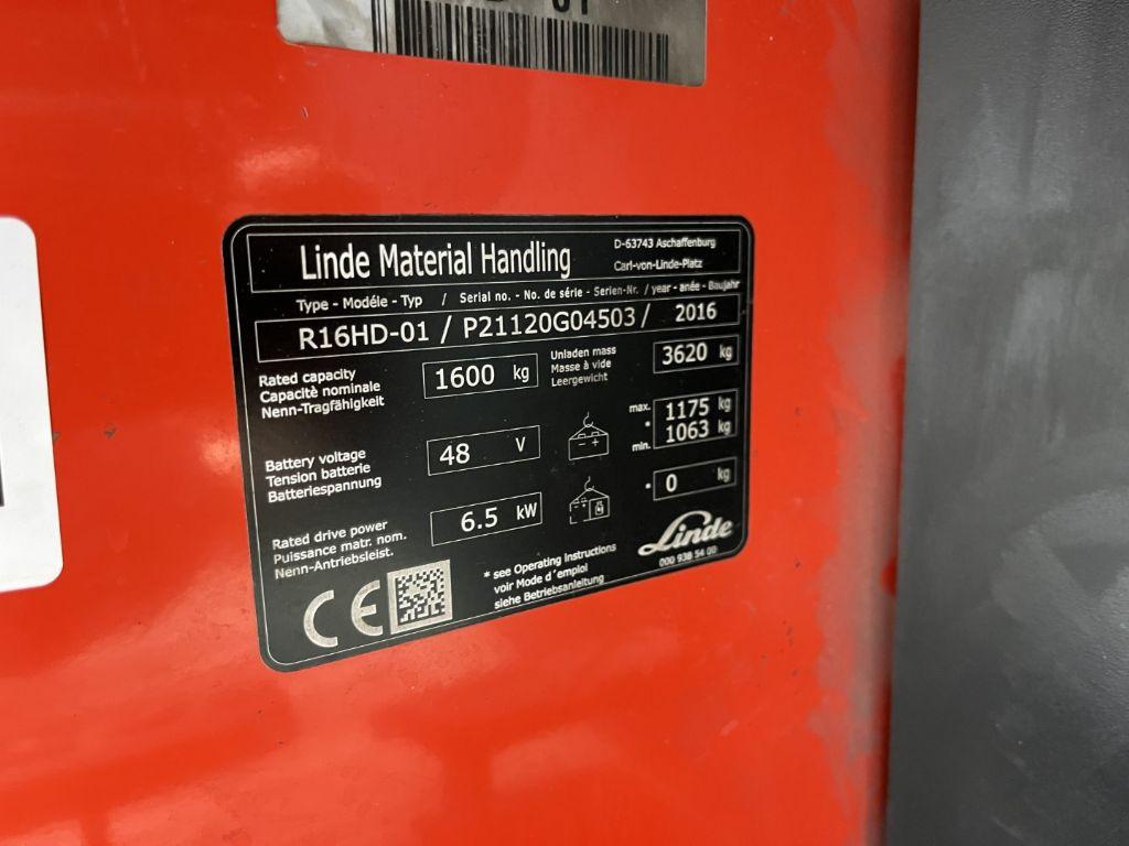 Reach truck Linde R16HD-01 Linde R16HD-01- Photo 4