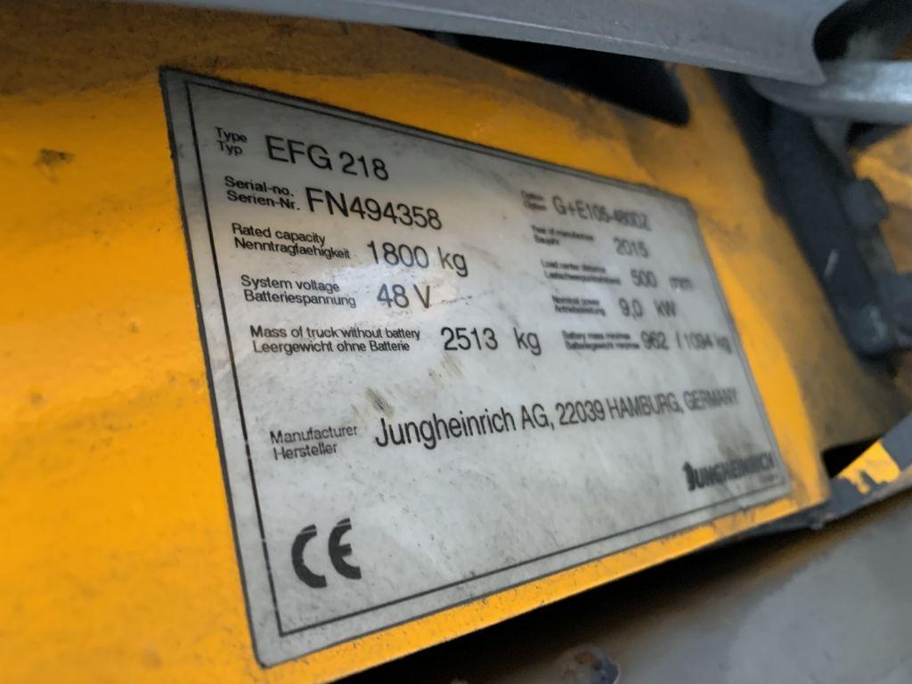 Electric forklift Jungheinrich EFG218 Jungheinrich EFG218- Photo 4