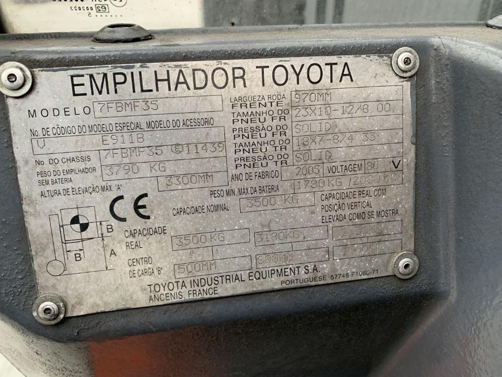 Electric forklift Toyota 7FBMF35 Toyota 7FBMF35- Photo 4